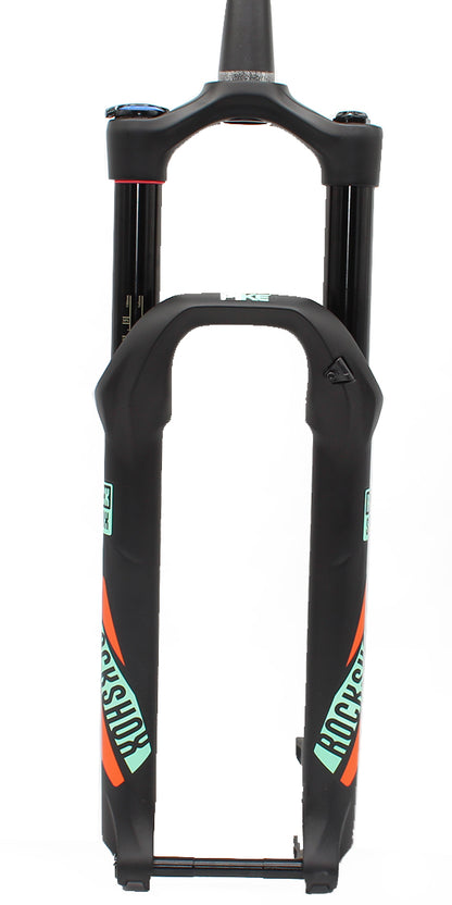 RockShox Pike RC 140 27.5+/29" 15x110 - Black-Orange-Mint Decals Black - Orange - Mint Decals 51mm Offset - 1.5" Tapered SoloAir