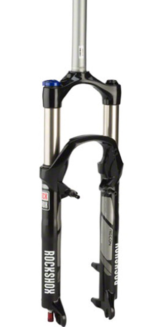 RockShox Recon Silver TK 26" 100mm 9mmQR - Black Black Post Mount 160 - Linear Pull 