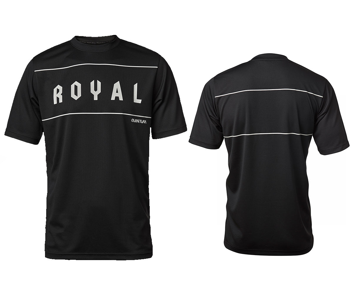 Royal Quantum Short Sleeve MTB Jersey - Black - 2022 Black X-Small 