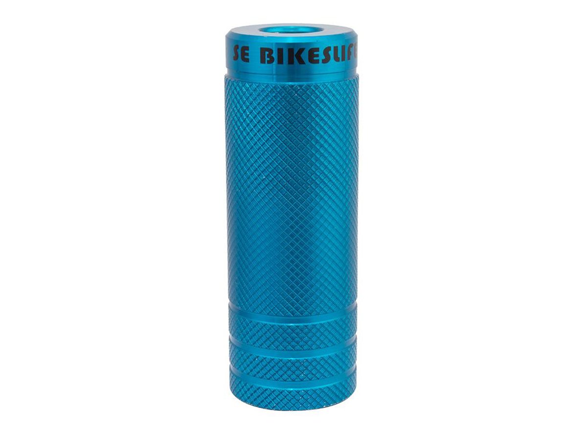 SE Bikes Wheelie BMX Pegs - Blue Blue 14mm 