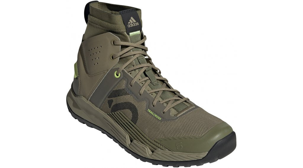 Five Ten Trailcross Mid Pro MTB Shoe - Orbit Green-Core Black-Pulse Lime