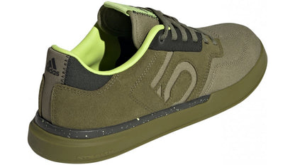 Five Ten Sleuth Flat Pedal Shoe - Womens - Focus Olive-Orbit Green-Pulse Lime - 2022