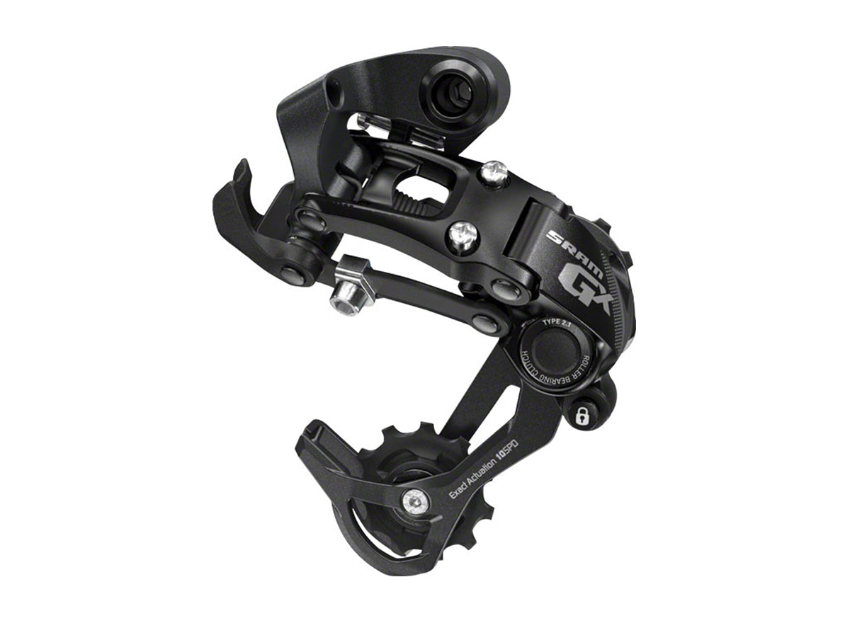 SRAM GX Type 2.1 10 Spd MTB Rear Derailleur Black Short Cage 