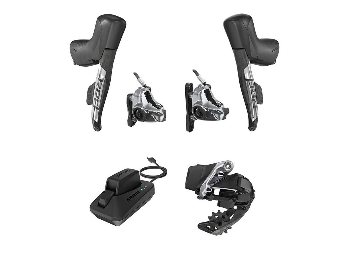 SRAM RED eTap AXS 1x12 Spd Electronic Road Groupset - Black Black  