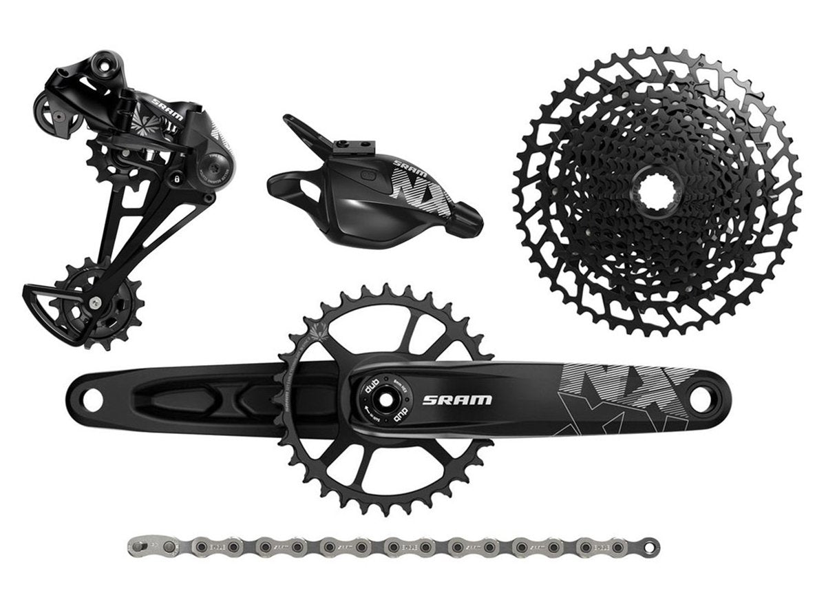 SRAM NX Eagle MTB Groupset - Black Black 175mm 