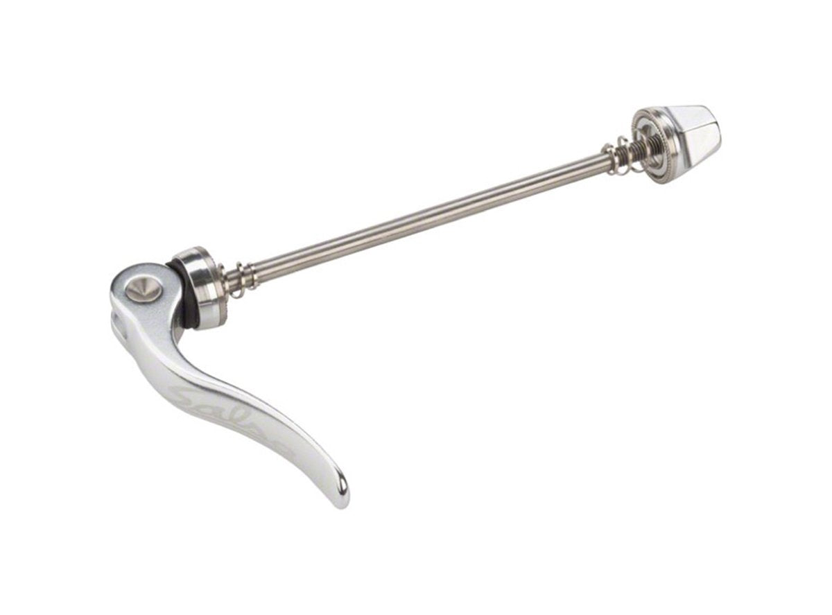 Salsa Front Stainless Flip-Off Front Quick Release - Silver Silver 100mm 