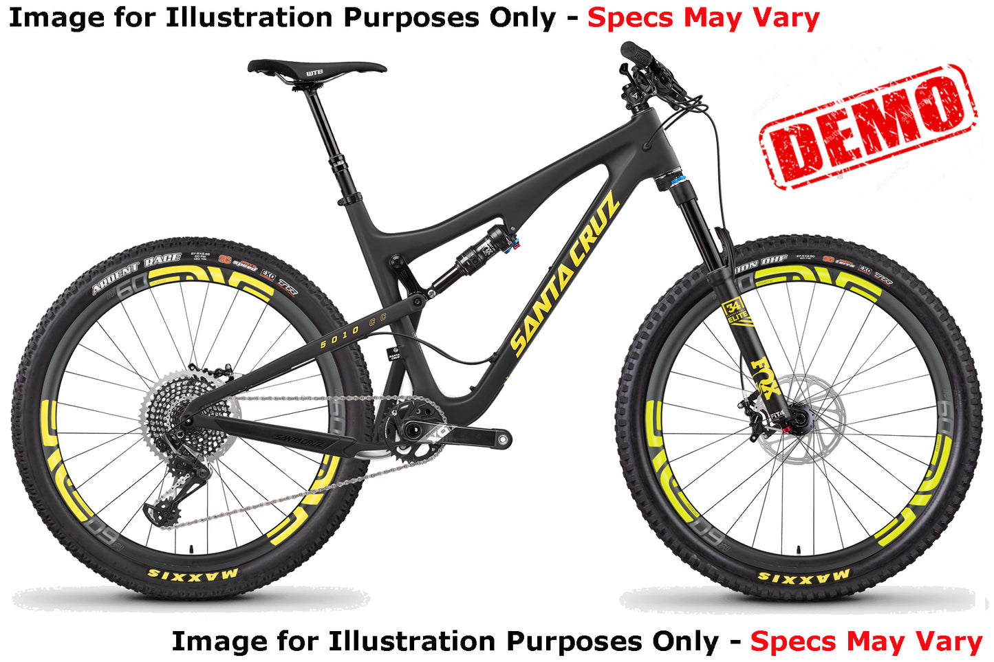 Santa Cruz 5010 2.1 CC X01/ENVE Kit - Black - Small - Demo 1