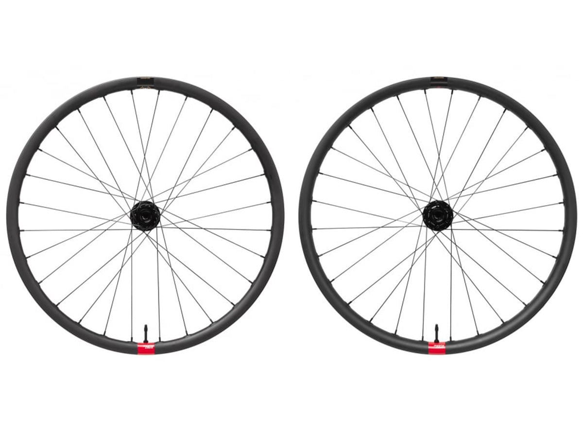 Santa Cruz DT 350 Reserve 25 650b Centerlock Wheelset - 2021 Black 12x100mm Front & 12x142mm Rear - HG11 