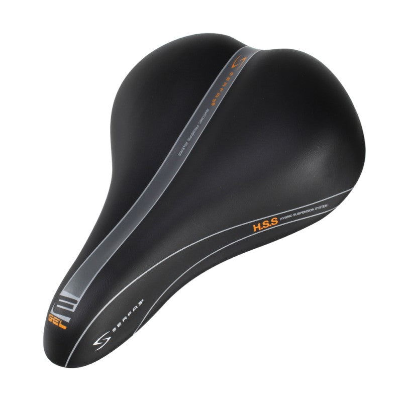 Serfas Reactive E-Gel Saddle - Womens - Black Black  