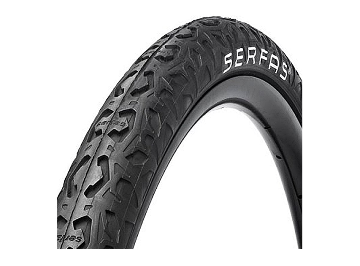 Serfas Drifter Survivor 26" Wire City Tire - Black Black 2.0" 