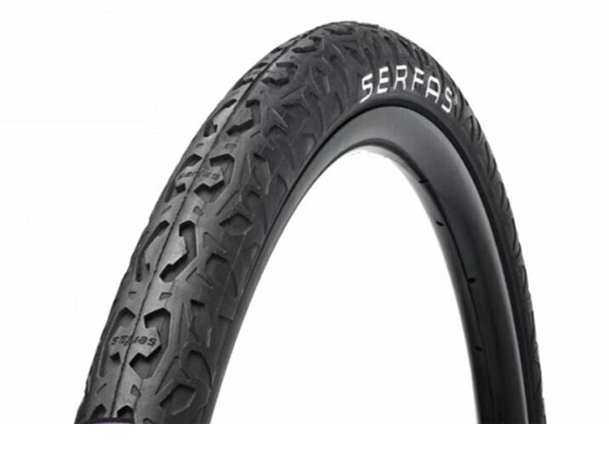 Serfas MEO Drifter 26" Wire City Tire - Black Black 2.0" 