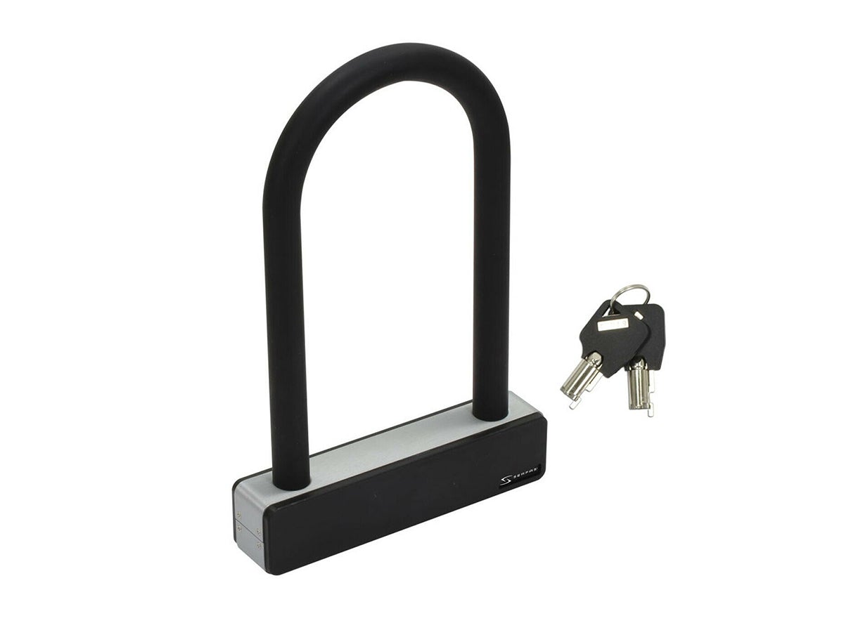 Serfas UL-203HD 203mm Heavy Duty U-Lock with Bracket - Black Black  