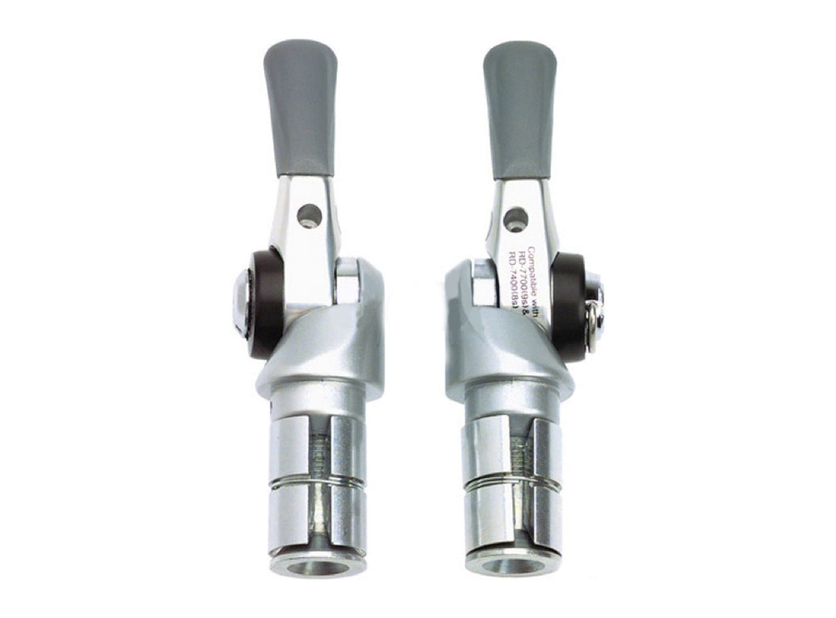 Shimano Dura-Ace 9 Spd Bar-End Shifter Set Silver Pair 