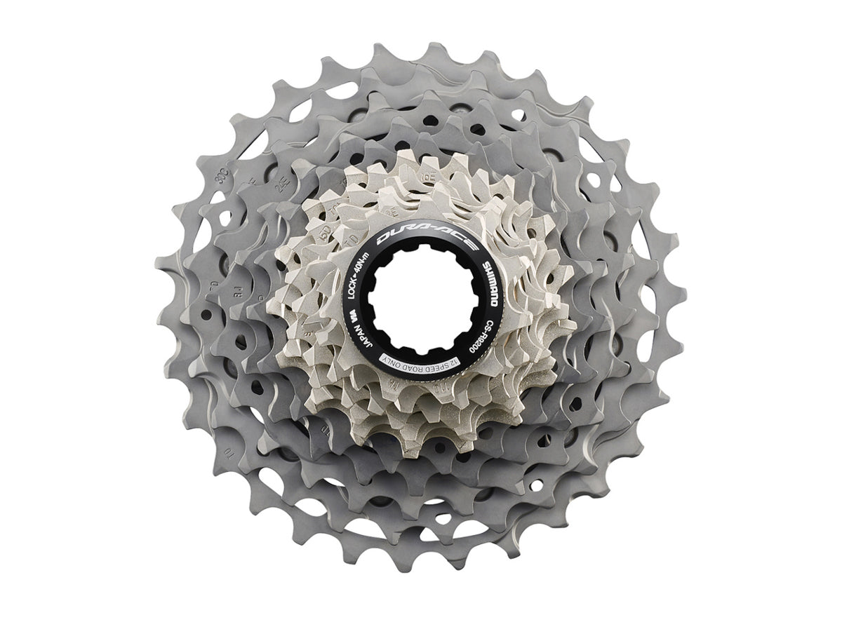 Shimano Dura-Ace R9200 12 Spd Road Cassette Silver 11-28t 