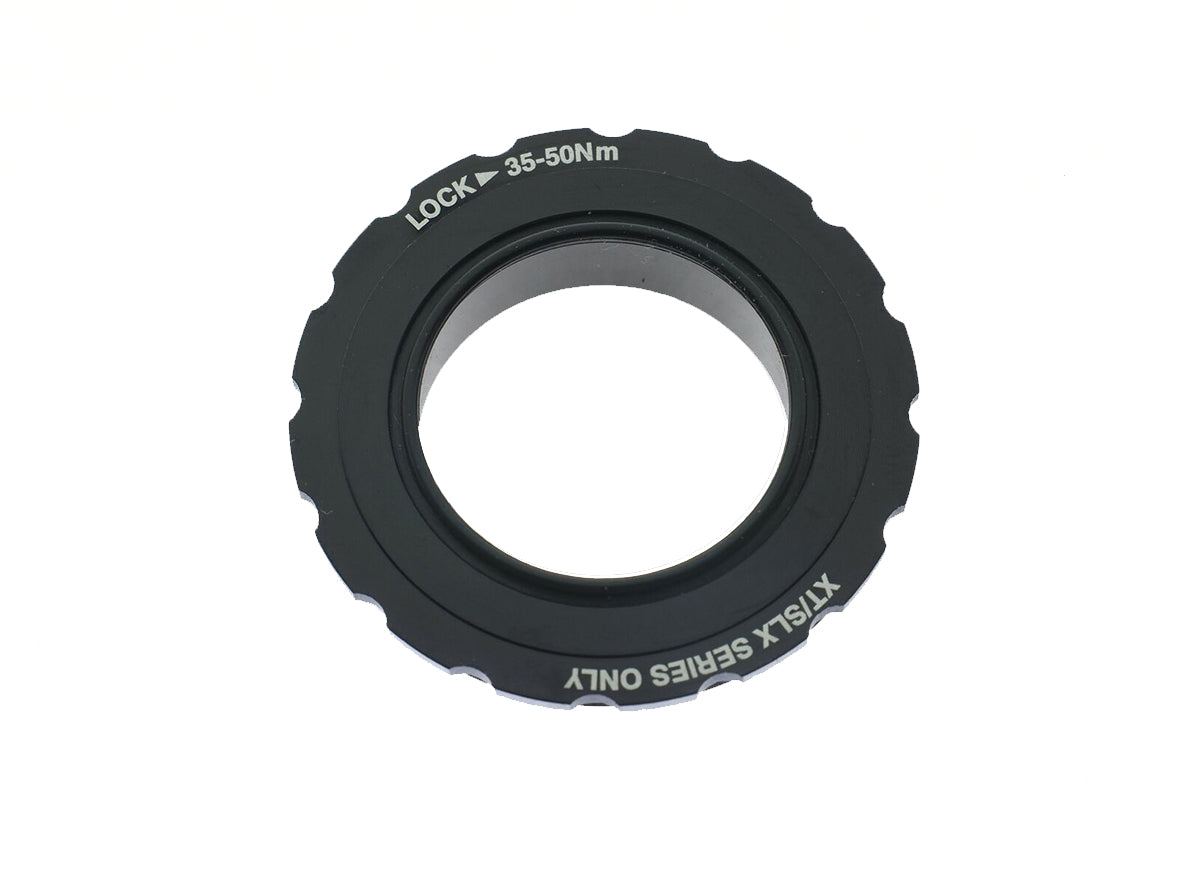 Shimano XT M8100 Crank Lock Ring and Washer Black Direct Mount 