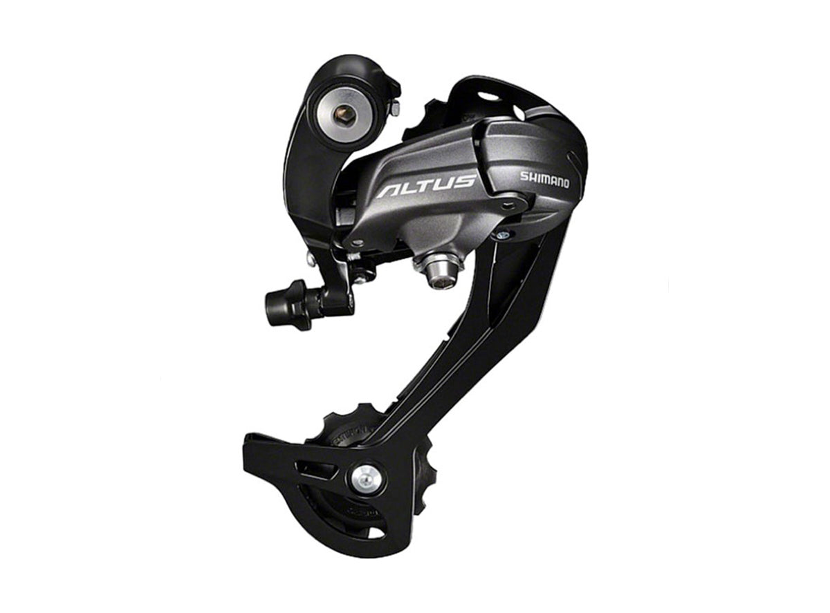 Shimano Altus M370 9 Spd MTB Rear Derailleur Black SGS - Long Cage 