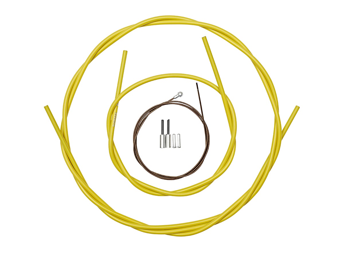 Shimano Dura-Ace 9000 Road Polymer Brake Cable Set - Yellow Yellow 1.6 x 2000mm 