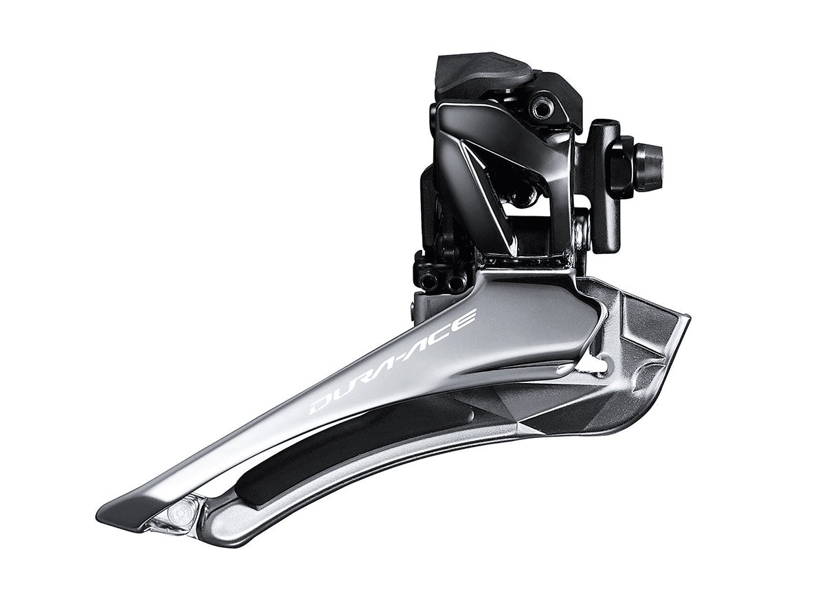 Shimano Dura-Ace R9100 2x11 Front Derailleur - Silver Silver 28.6mm/31.8mm 