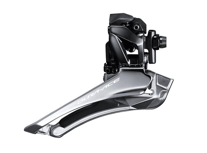 Shimano Dura-Ace R9100 2x11 Front Derailleur - Silver Silver 28.6mm/31.8mm 