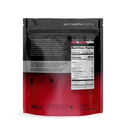 Skratch Labs Sport Superfuel Drink Mix - Raspberry