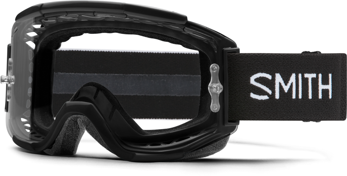 Smith Squad MTB Goggle - Black Black Clear Anti-Fog Lens 