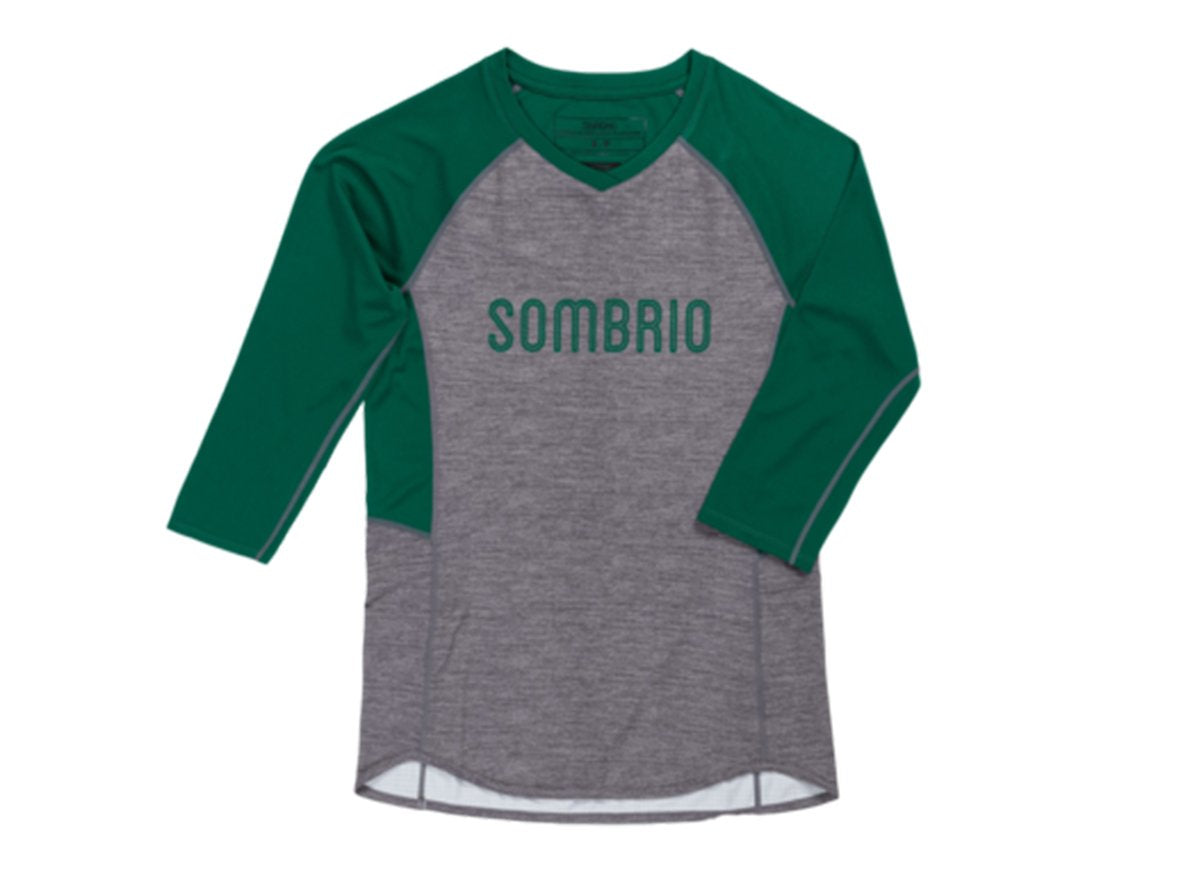 Sombrio Vista Long Sleeve MTB Jersey - Womens - Evergreen Heather Evergreen Heather X-Small 