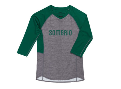 Sombrio Vista Long Sleeve MTB Jersey - Womens - Evergreen Heather Evergreen Heather X-Small 