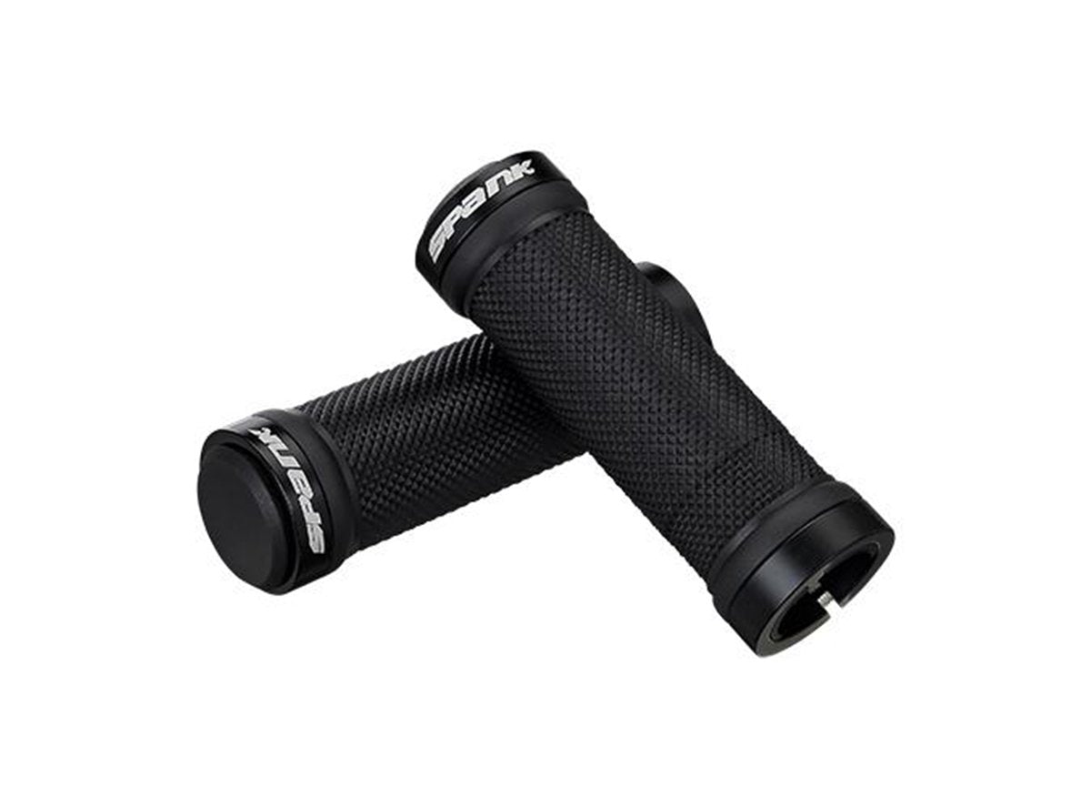 Spank Spoon Grom Grips - Black Black  