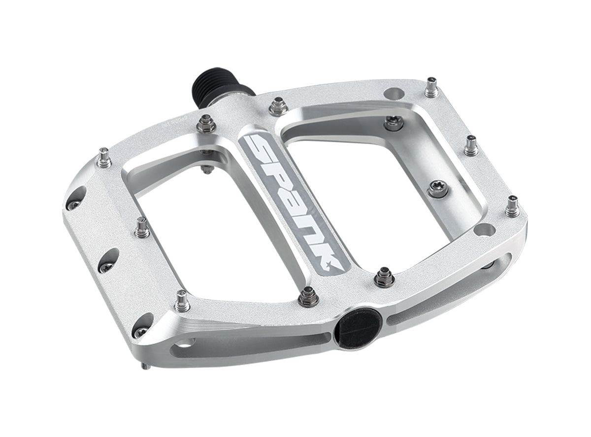 Spank Spoon 90 Pedals - Raw Silver Raw Silver  