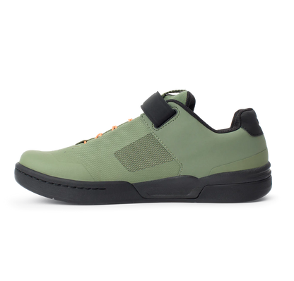 Crank Brothers Stamp Speedlace MTB Shoe - Green-Orange-Black