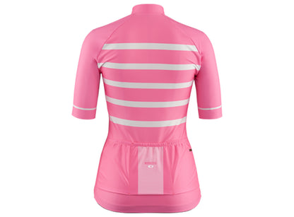 Sugoi Essence Print Short Sleeve Jersey - Womens - Nautical Pink