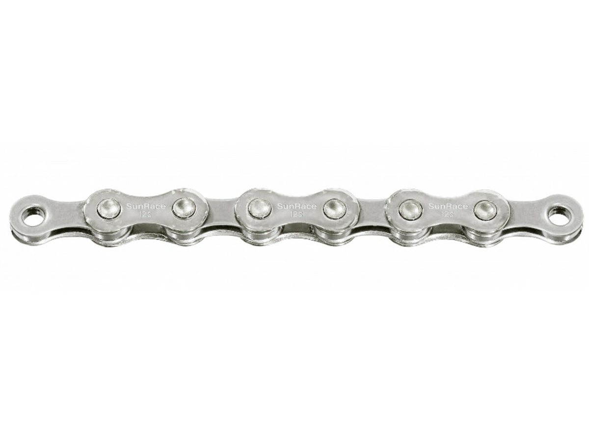 Sunrace CN12A 12 Speed Chain Silver 126L - Quick Link Included 