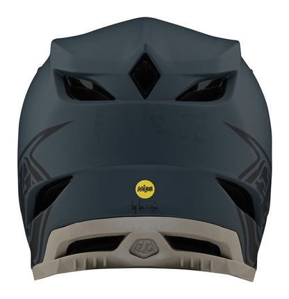 Troy Lee Designs D4 Composite Full Face Helmet - Stealth - Gray