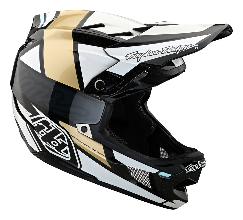 Troy Lee Designs D4 Carbon Full Face Helmet - MIPS - Team - Gold - 2022 Team Gold X-Small 