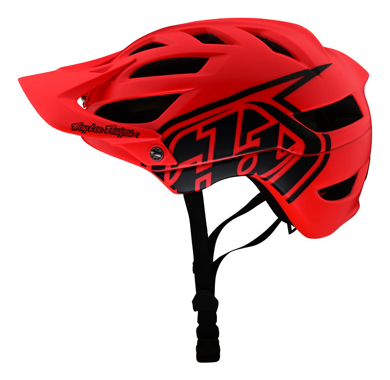 Troy Lee Designs A1 MTB Helmet - Drone - Fire Red - 2022 Fire Red X-Small 