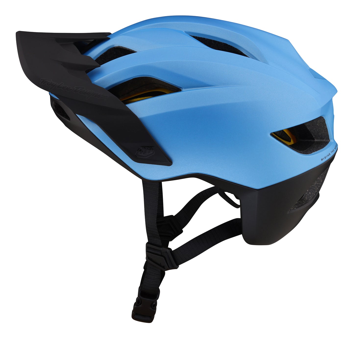 Troy Lee Designs Flowline MTB Helmet with MIPS - Orbit - Oasis Blue-Black