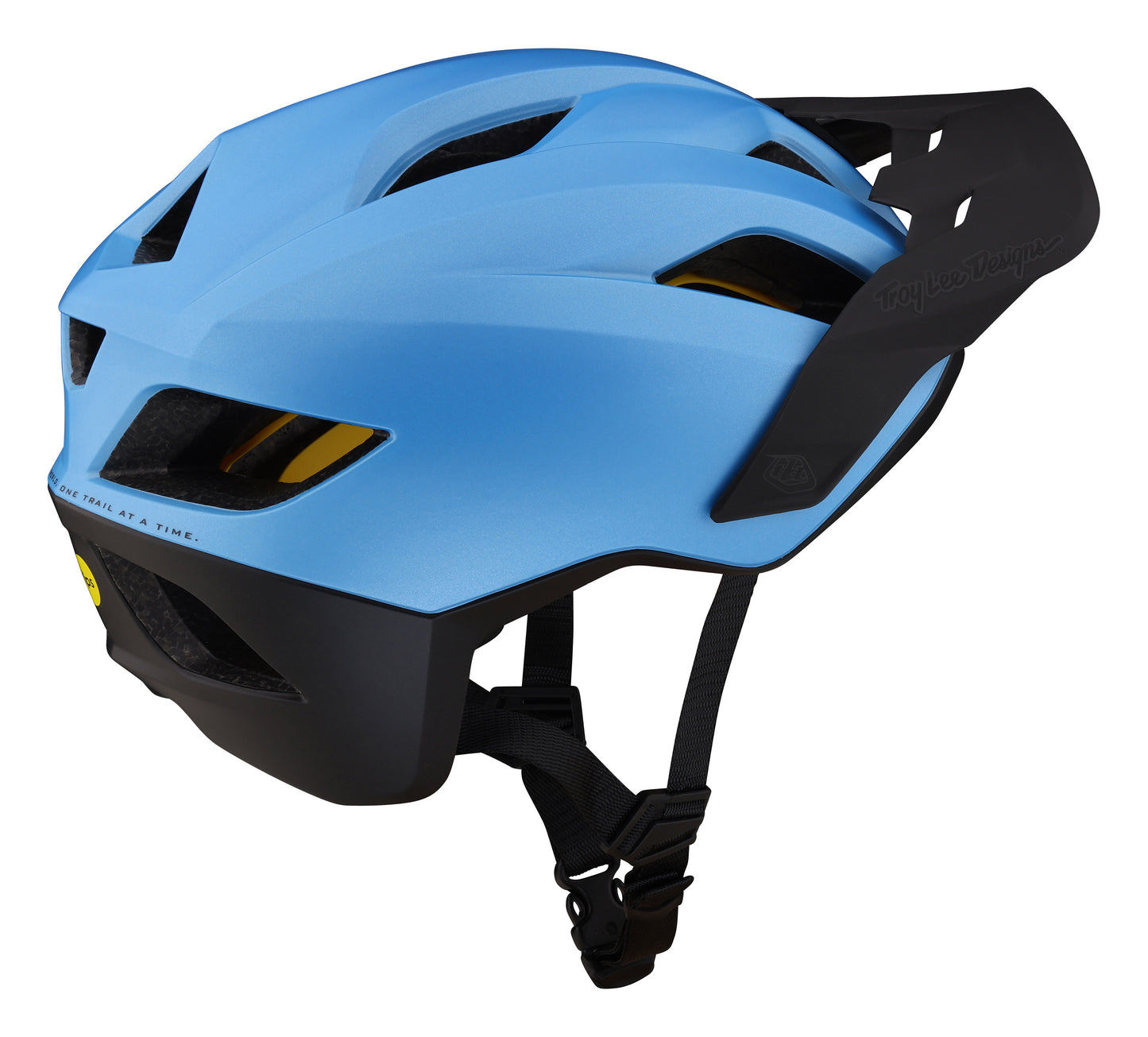 Troy Lee Designs Flowline MTB Helmet with MIPS - Orbit - Oasis Blue-Black