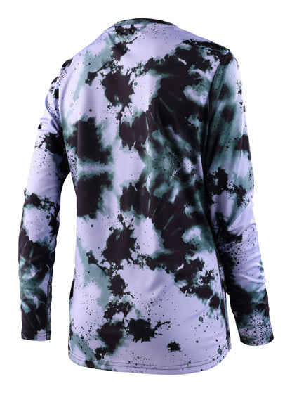 Troy Lee Designs Lilium Long Sleeve MTB Jersey - Womens - Water Color - Lilac