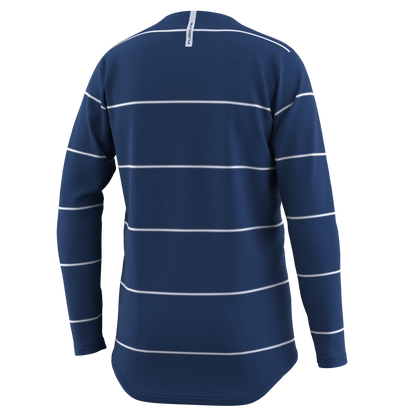 Troy Lee Designs Flowline Long Sleeve MTB Jersey - Revert - Youth - True Blue - 2023