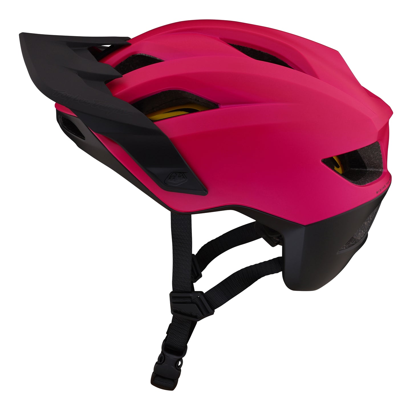 Troy Lee Designs Flowline MTB Helmet with MIPS - Orbit - Youth - Magenta-Black - 2023