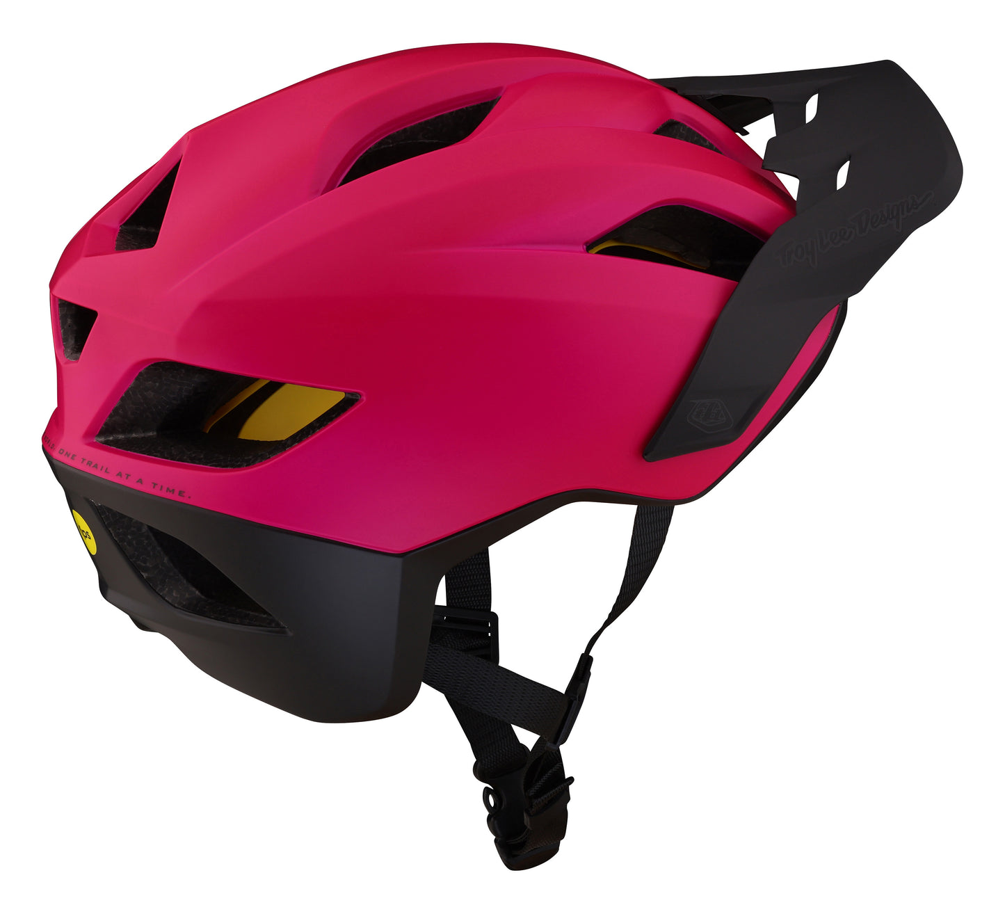 Troy Lee Designs Flowline MTB Helmet with MIPS - Orbit - Youth - Magenta-Black - 2023