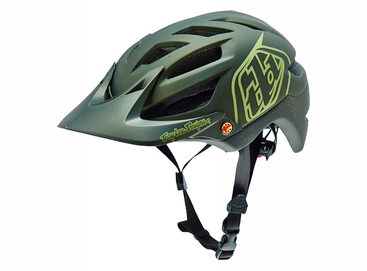 Troy Lee Designs A1 MTB Helmet - Drone - Army Green Army Green X-Small/Small 