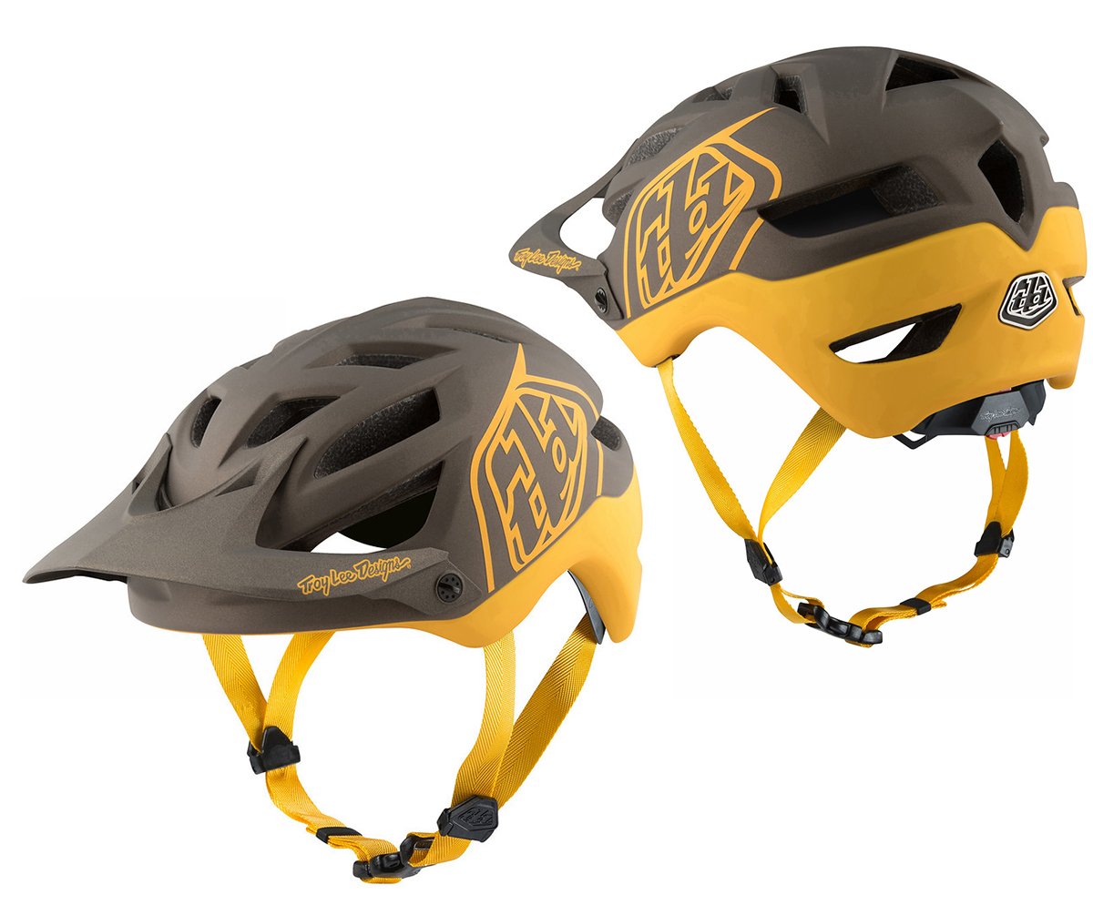 Troy Lee Designs A1 MIPS MTB Helmet - Classic - Gray-Honey Gray - Honey Medium/Large 