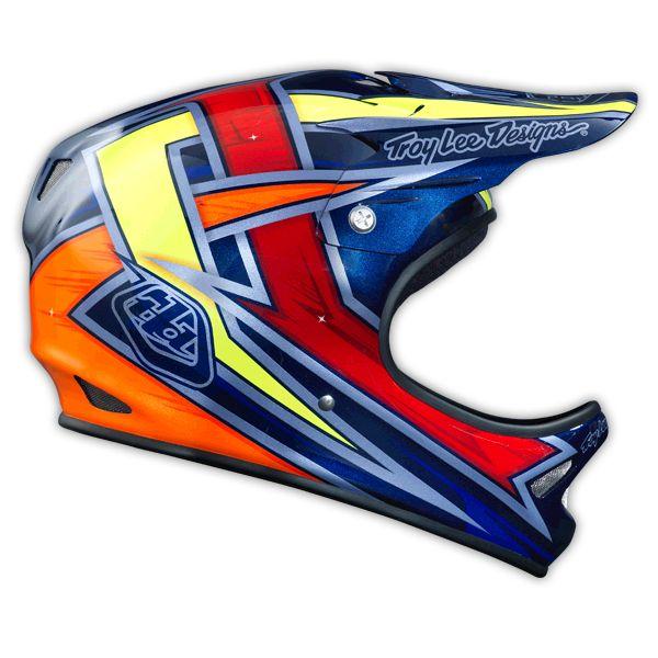 Troy Lee Designs D2 Full Face Helmet - Proven Navy Proven Navy X-Small/Small 