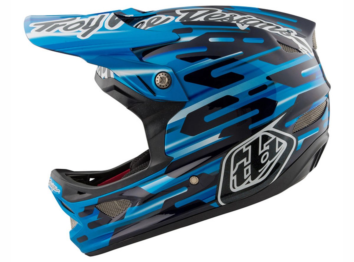 Troy Lee Designs D3 Carbon MIPS Full Face Helmet - Code Blue Code Blue X-Small 