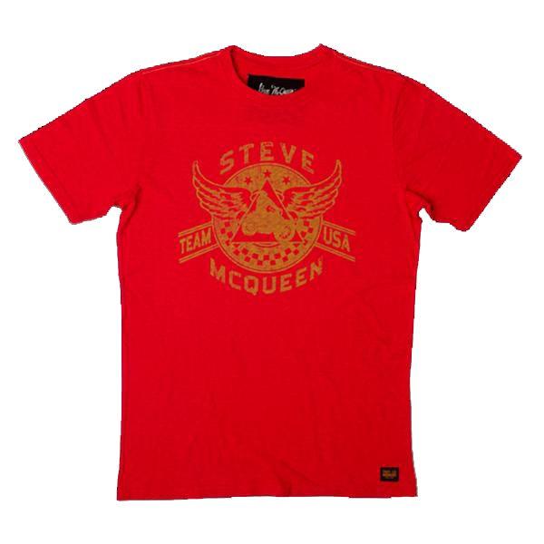 Troy Lee Designs McQueen Wings Tee - Red Red Small 