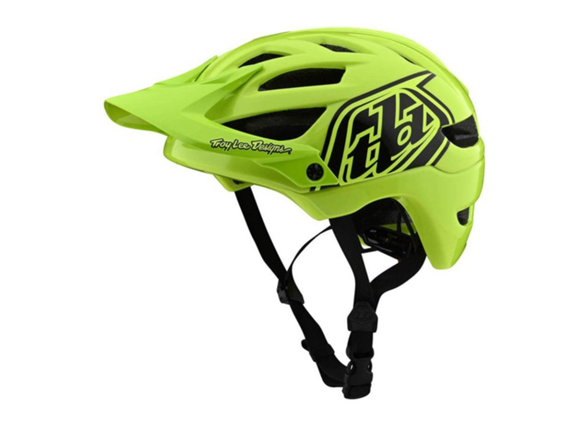 Troy Lee Designs A1 MTB Helmet - Youth - Drone - Glo Green - 2021 Glo Green One Size 