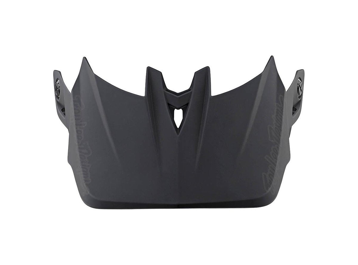 Troy Lee Designs D4 Replacement Visor - Stealth - Black-Gray Black - Gray  