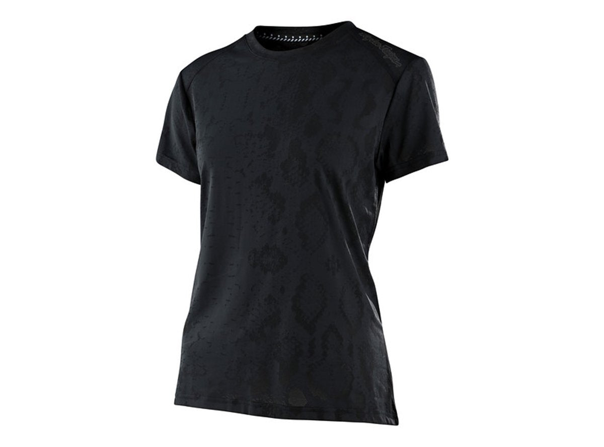 Troy Lee Designs Lilium Short Sleeve MTB Jersey - Womens - Snake Black - 2021 Snake Black X-Small 