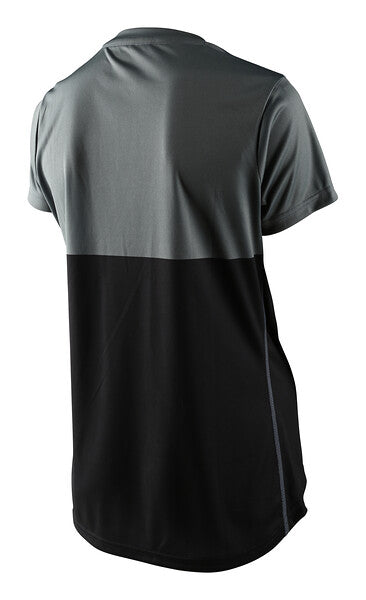 Troy Lee Designs Lilium Short Sleeve MTB Jersey - Womens - Block - Green-Black